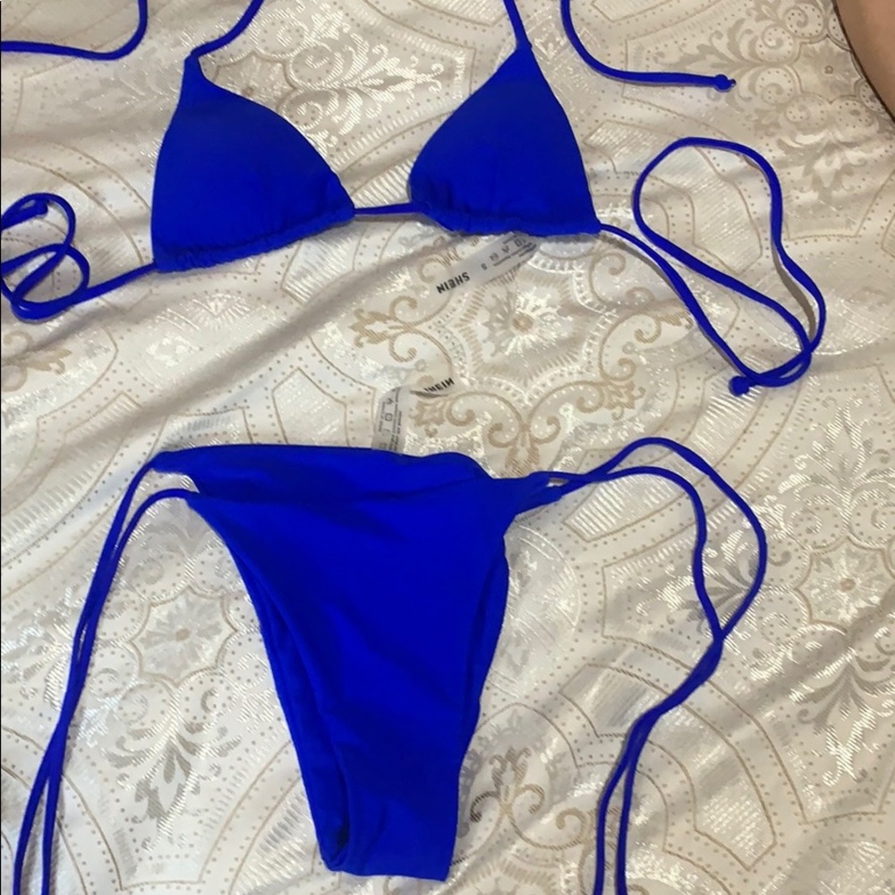 Royal blue bikini